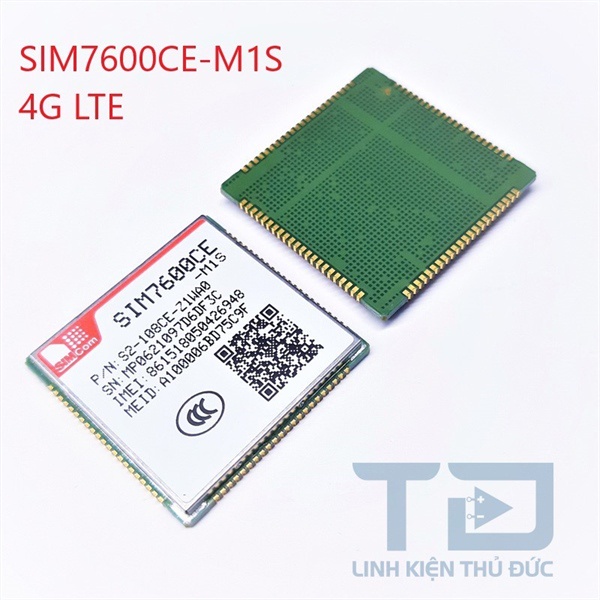 Mạch SIM7600CE-M1S hỗ trợ kết nối 4G LTE-CAT 4 GPS MODULE SIMCOM