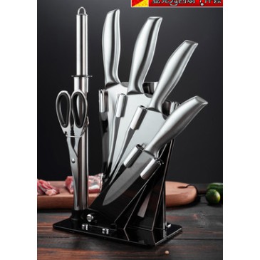 Bộ dao  Freeship  Dao Inox 5 Món Hàng Nhật có kệ cắm cao cấp