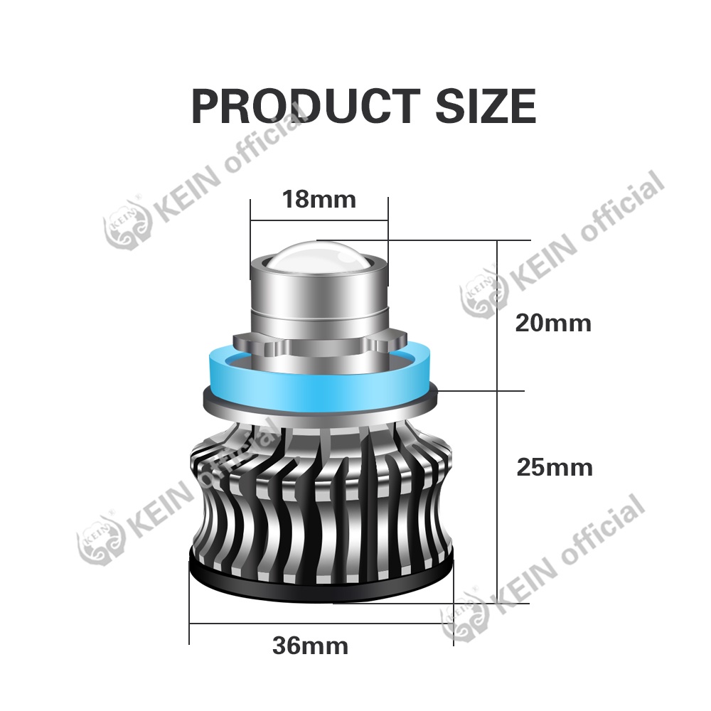 Đèn Pha LED Sương Mù H11 H7 H11/H8/H9 9005 9006 HB3 HB4 12V Chuyên Dụng Cho Xe Hơi