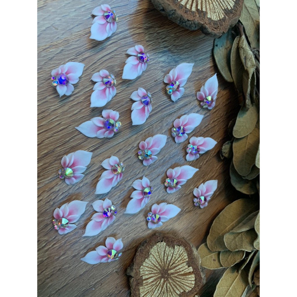 1b hoa bột nail, góc tay