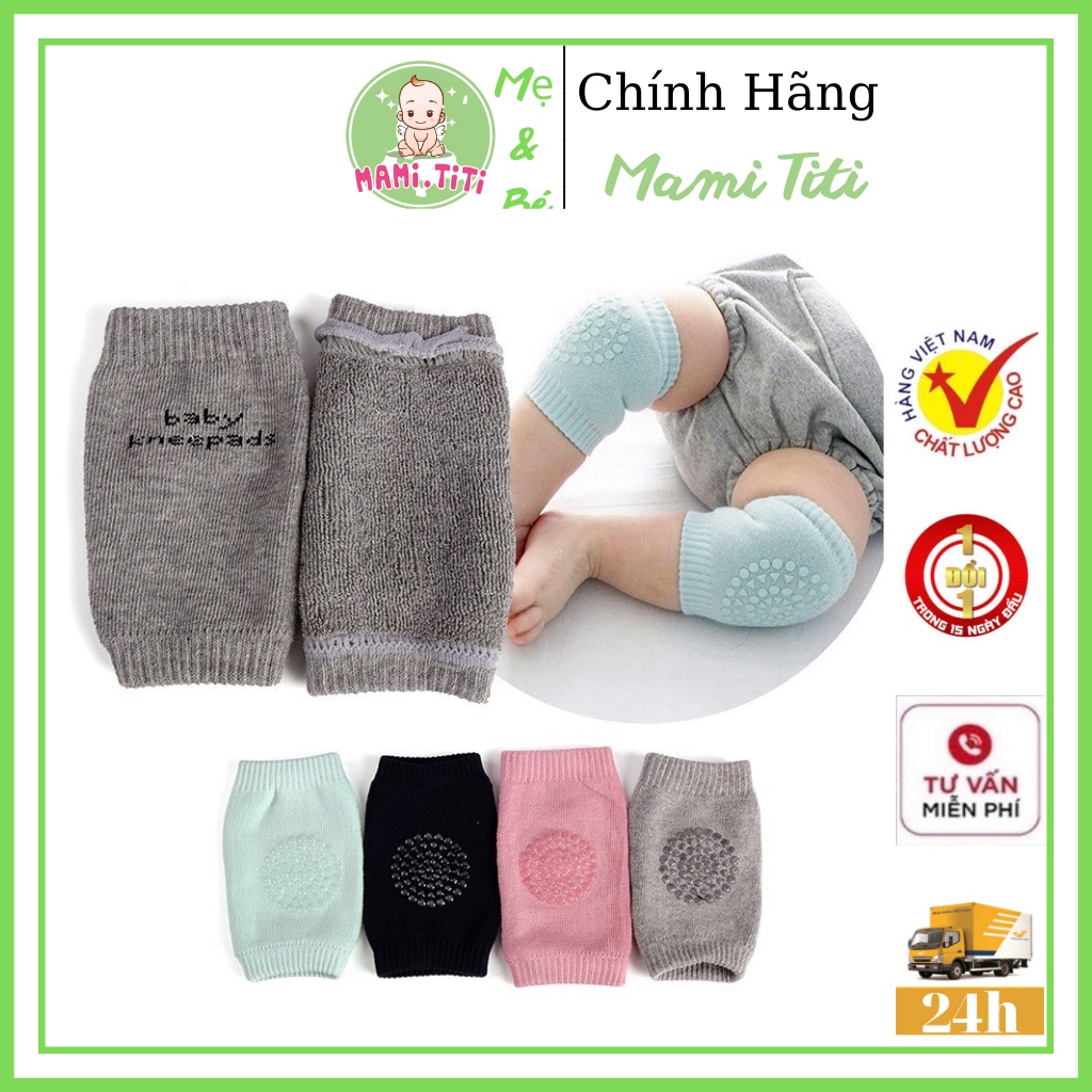 Tất đầu gối bảo vệ đầu gối cho bé tập bò tránh gây xây xát da bé 100% COTTON có miếng lót êm ái, nâng niu đầu gối bé.