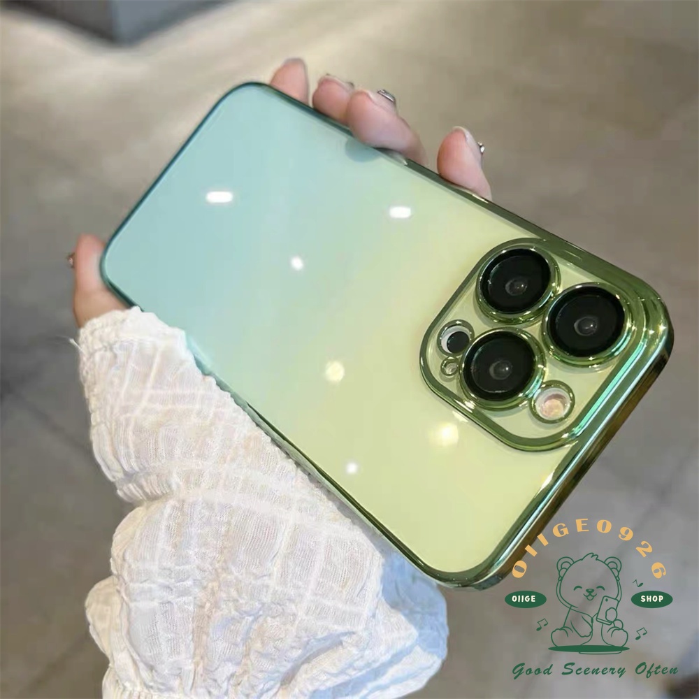 Ốp Điện Thoại PC Lưới Trong Suốt Mạ Điện Chống Bụi Cho Iphone 13 12 Pro Max