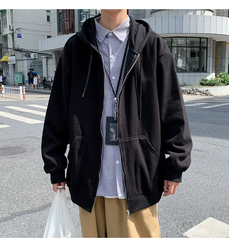 Áo Khoác Tay Dài Màu Trơn Đơn Giản Size S-3Xl Cho Nam | BigBuy360 - bigbuy360.vn