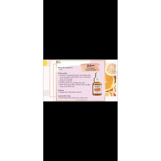 Tinh chất vitamin C Balance