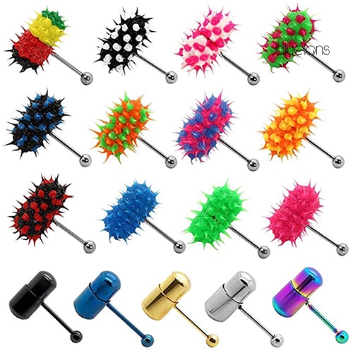 Khuyên Lưỡi Rung Hình Cái Búa Cá Tính