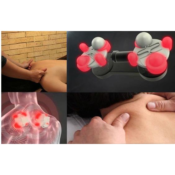 Gối (máy) Đai massage cổ vai gáy, lưng hồng ngoại chất lượng cao hiệu quả giảm mệt mỏi, đau nhức {SIÊU SALE}