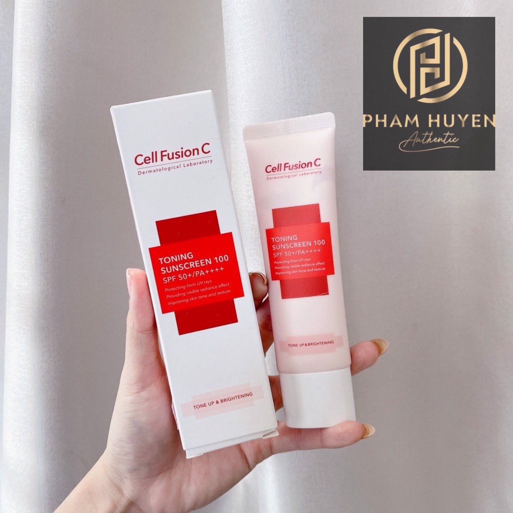 KEM CHỐNG NẮNG CELL HỒNG - Kem Chống Nắng Cell Fusion C Hồng