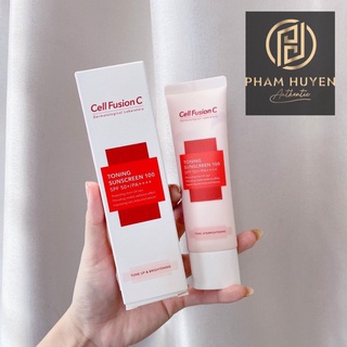 Kem chống nắng cell hồng - kem chống nắng cell fusion c hồng