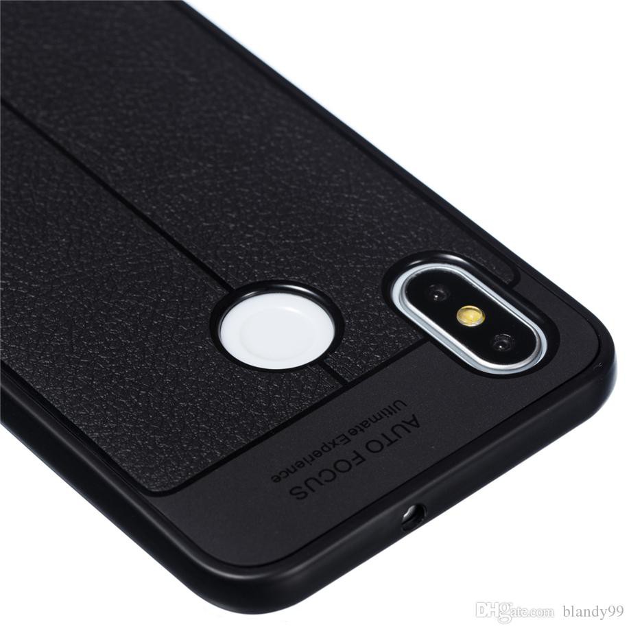 Ốp lưng Xiaomi Mi 9SE silicon mềm giả da, chống sốc