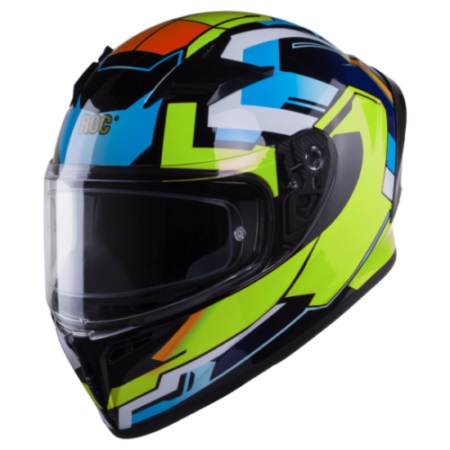 Mũ Bảo Hiểm Fullface ROC - R01 Tem - Tặng Pinlock Bảo Hành 24 Tháng (Tặng Khăn Trùm Ninja + Túi)