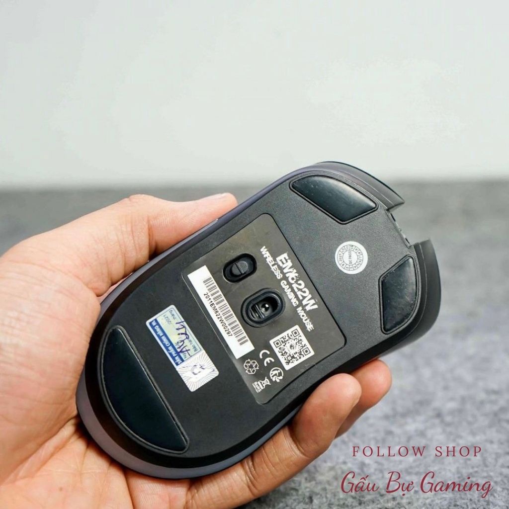 Chuột không dây, máy tính E-Dra EM622W cao cấp, chất lượng, form dáng dễ cầm tay, chắc chắn, chơi game FPS và văn phòng