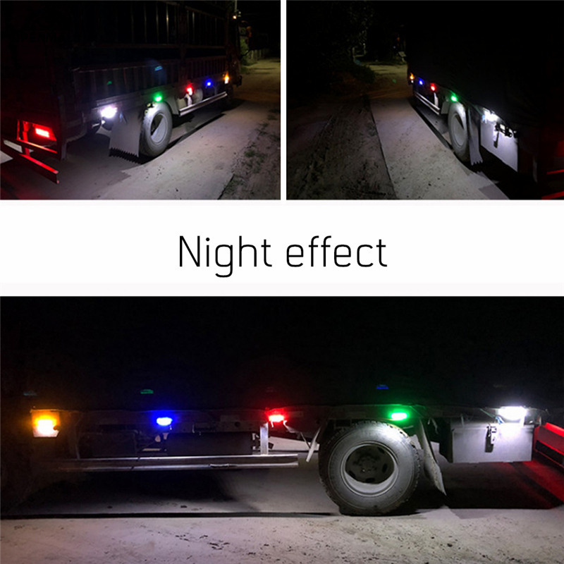 Đèn LED đánh dấu 24 bóng gắn bên hông xe tải / xe hơi