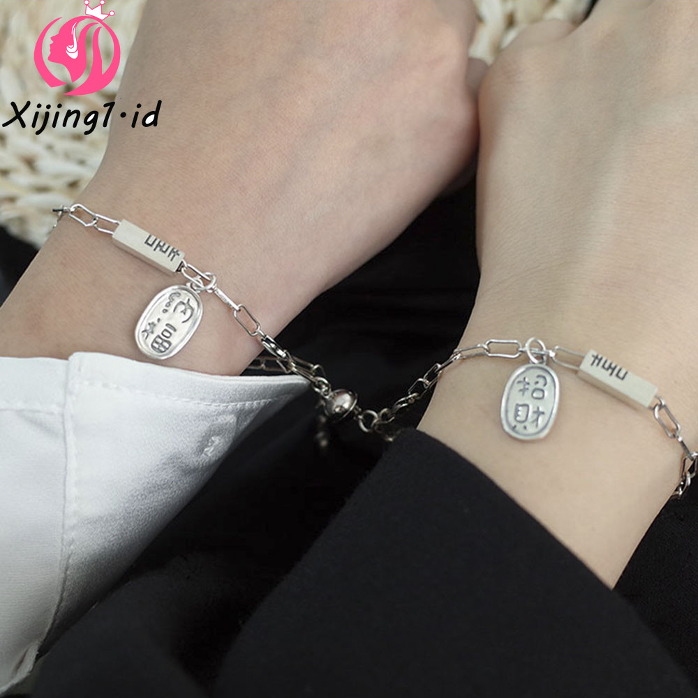 1 Cặp Vòng Tay May Mắn Phong Cách Trung Hoa Dành Cho Nữ