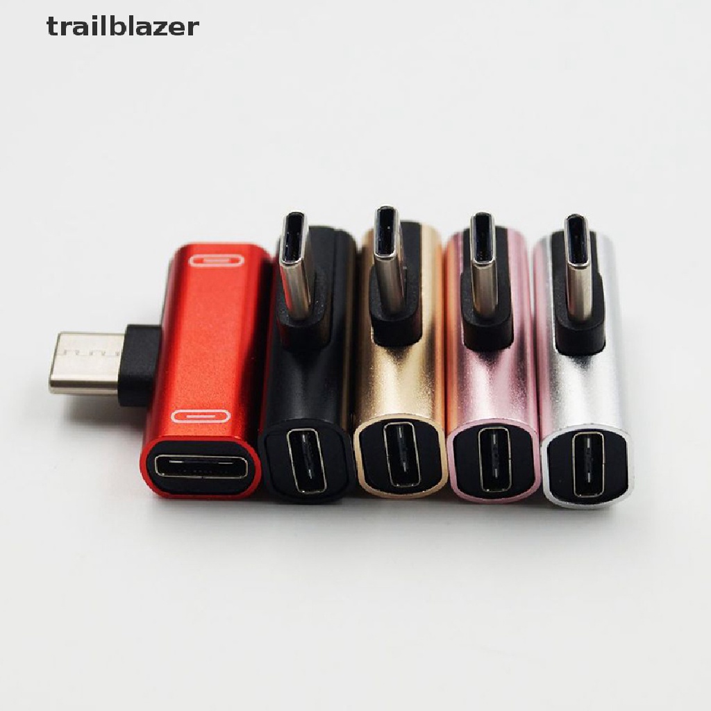 Cáp chuyển đổi âm thanh tai nghe AUX kép USB Type C Trailblazer UIO
