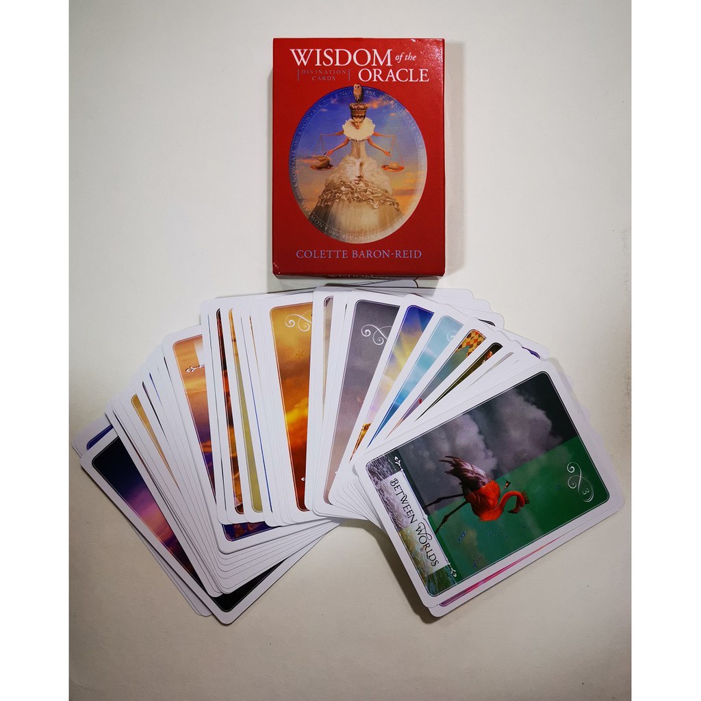 Combo Bộ Wisdom of the Oracle Divination Cards H18 và Túi Nhung Đựng Tarot