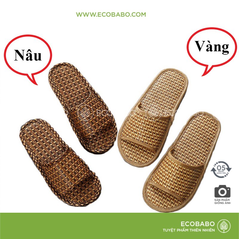 Dép cói đi trong nhà, văn phòng nhẹ nhàng thân thiện - ECOBABO