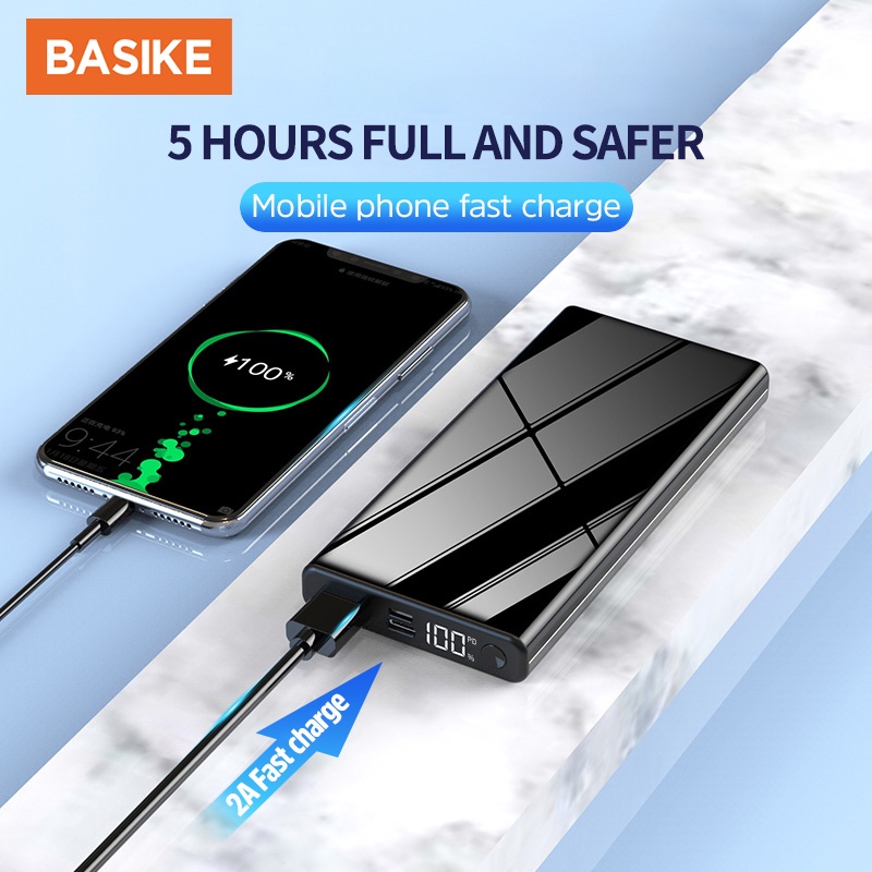 Sạc dự phòng 10000mAh BASIKE PD 10W cho iPhone Huawei Samsung Oppo Vivo