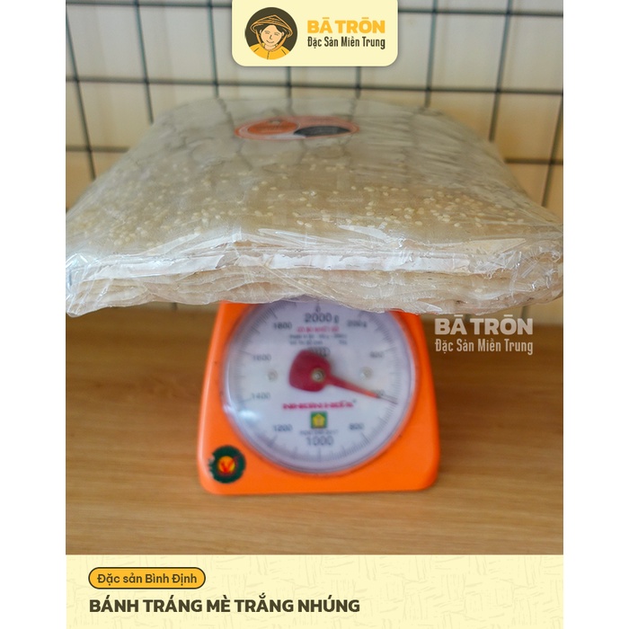 [NGUYÊN GỐC BÌNH ĐỊNH]_Bánh Tráng Mè Trắng Nhúng_MỀM THƠM MÈ