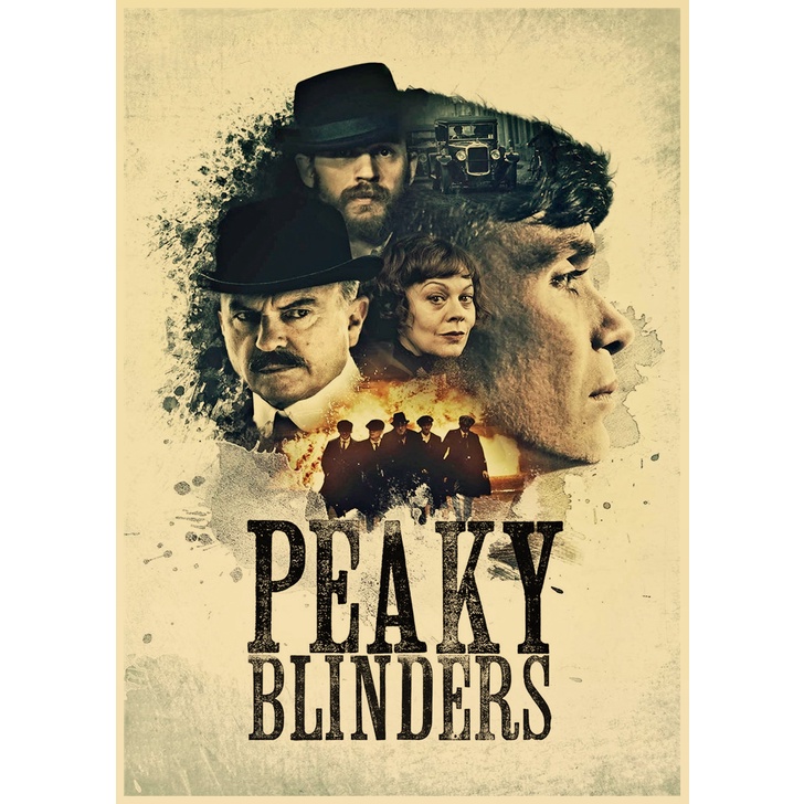 Áp Phích Treo Tường Trang Trí In Hình drama peaky blinders Phong Cách retro