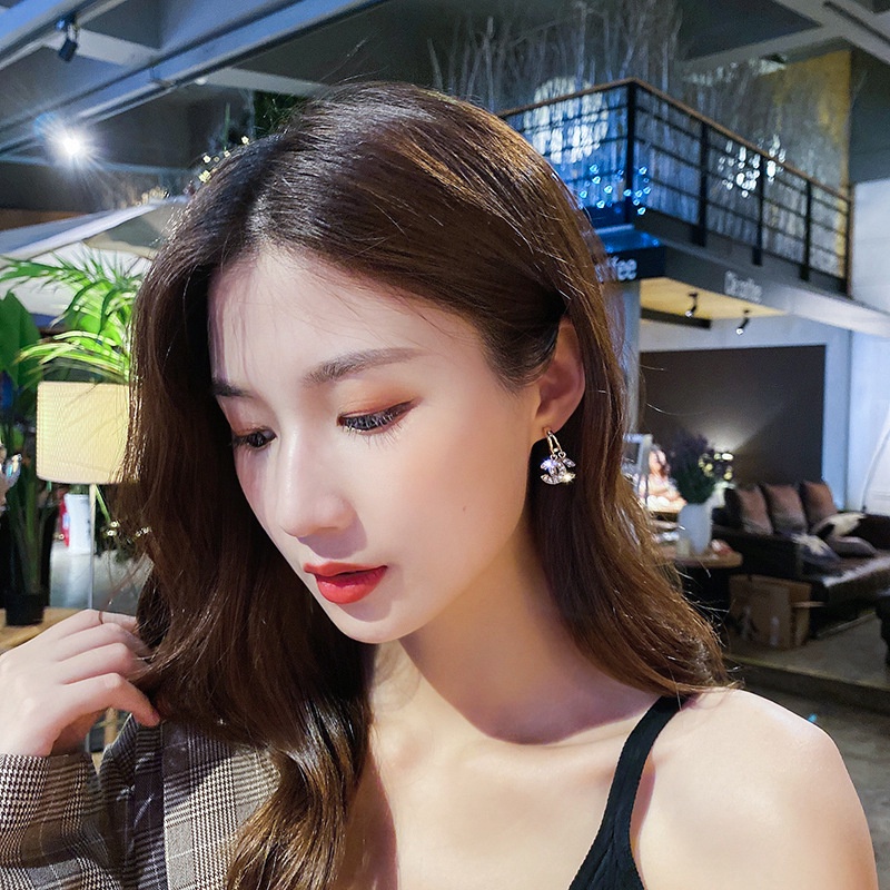 Bông Tai Chữ C Bằng Bạc 925 Thời Trang Cho Nữ