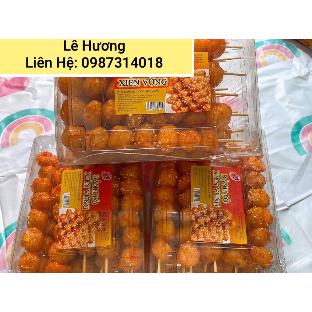 Bánh bò xiên vừng hộp 20 xiên