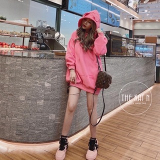 áo hoodie có mũ tai thỏ chất nỉ bông