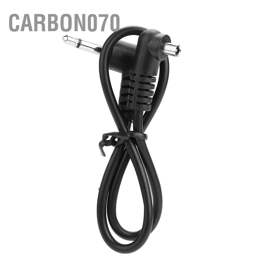 Carbon070 Giắc cắm 3 5 mm Flash Dây cáp đồng bộ hóa có khóa vít với PC đực