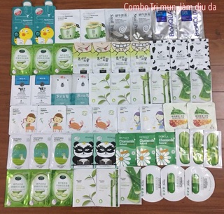 Combo 70 mặt nạ dưỡng da