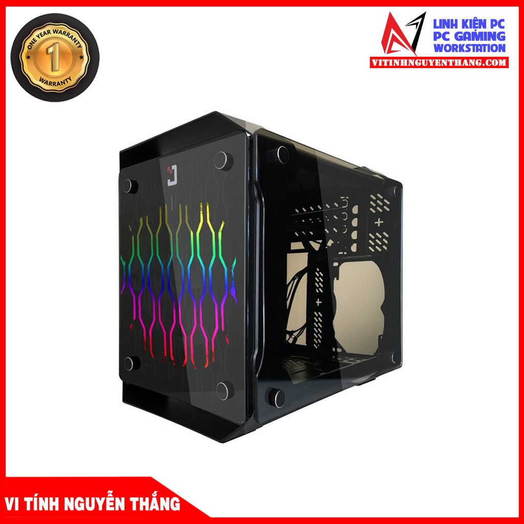 VỎ CASE MÁY TÍNH JETEK 9015 (MINI TOWER/MÀU ĐEN) No FAN