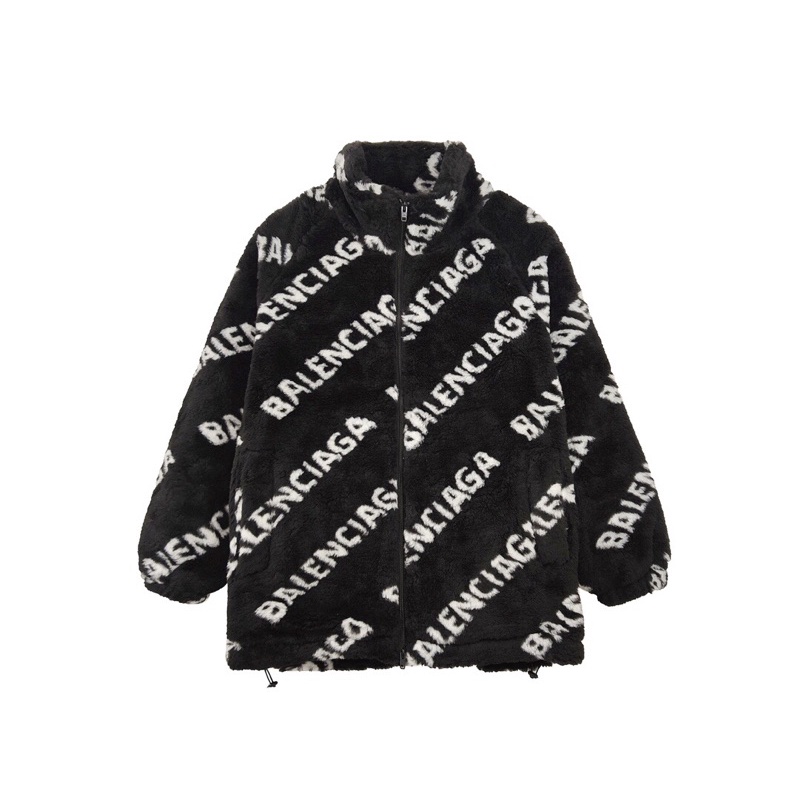 Áo khoác lông cừu thời trang unisex thương hiệu Balenciaga cao cấp mẫu mới