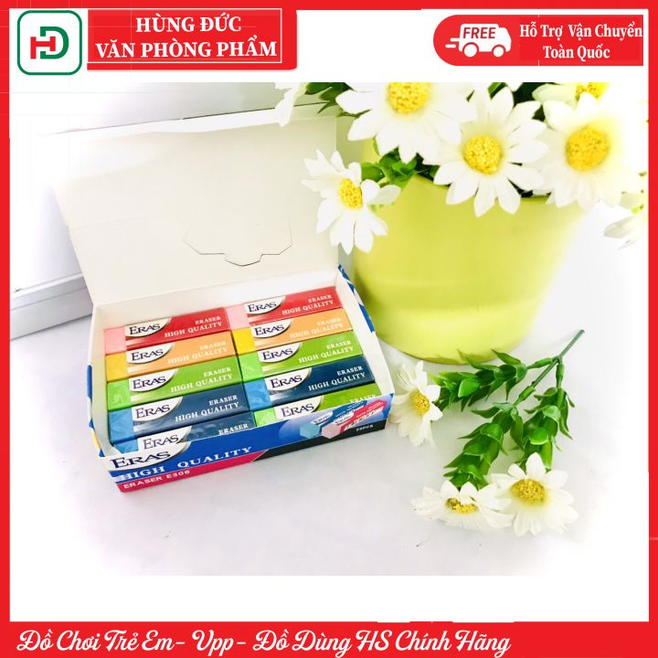 TẨY ERAS E325 E320 E306 E321 TẨY SẠCH KHÔNG BỤI | HÌNH BÌA BAO QUANH NGỘ NGHĨNH |  | VPP HÙNG ĐỨC