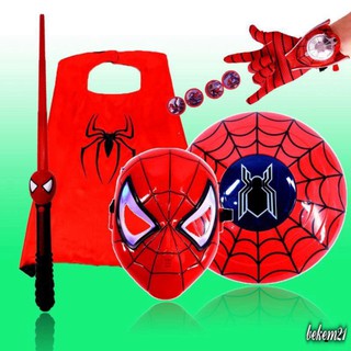 [50 SET] Đồ chơi hóa trang nhân vật Biệt đội siêu anh hùng áo choàng,mặt nạ,gang tay Spiderman Người Nhện cho bé