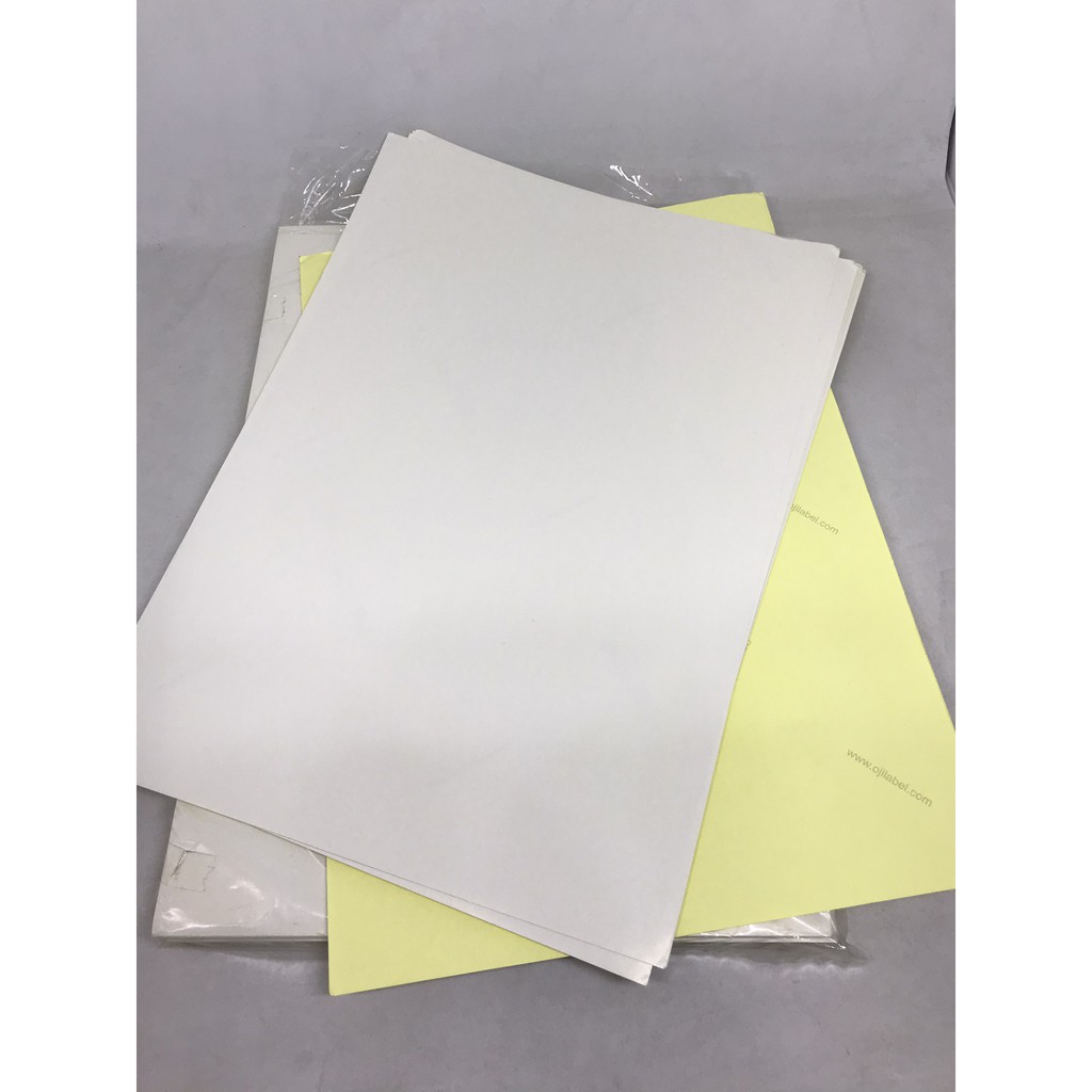 Giấy In Decal A4 - Siêu Dính