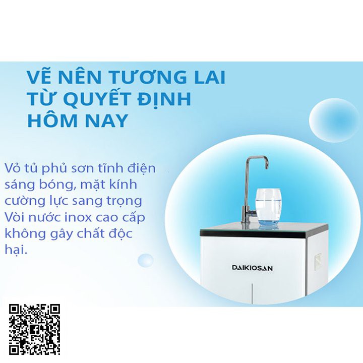 Máy lọc nước tinh khiết RO cao cấp Daikiosan DSW-32009G mới