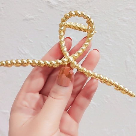 Kẹp Tóc Kim Loại Thiết Kế Mới Cỡ Lớn 2022 Phong Cách Hàn Quốc Cho Nữ