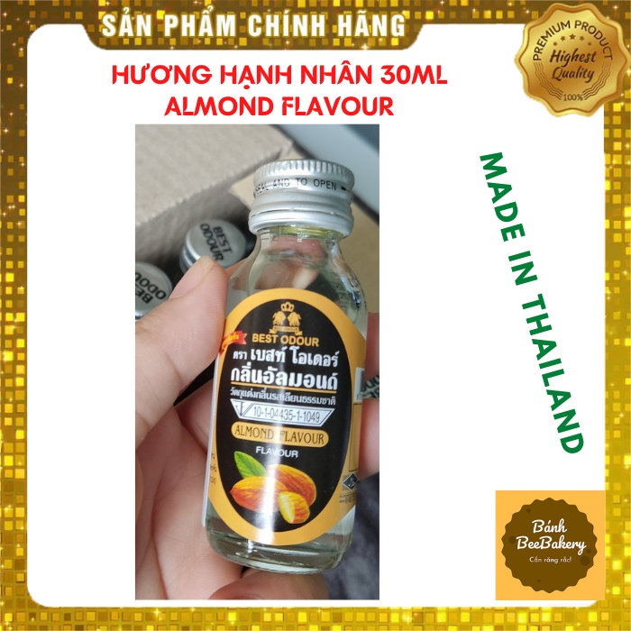 Hương mùi HẠNH NHÂN (Almond) Best Odour Thái Lan - Chai 30ml