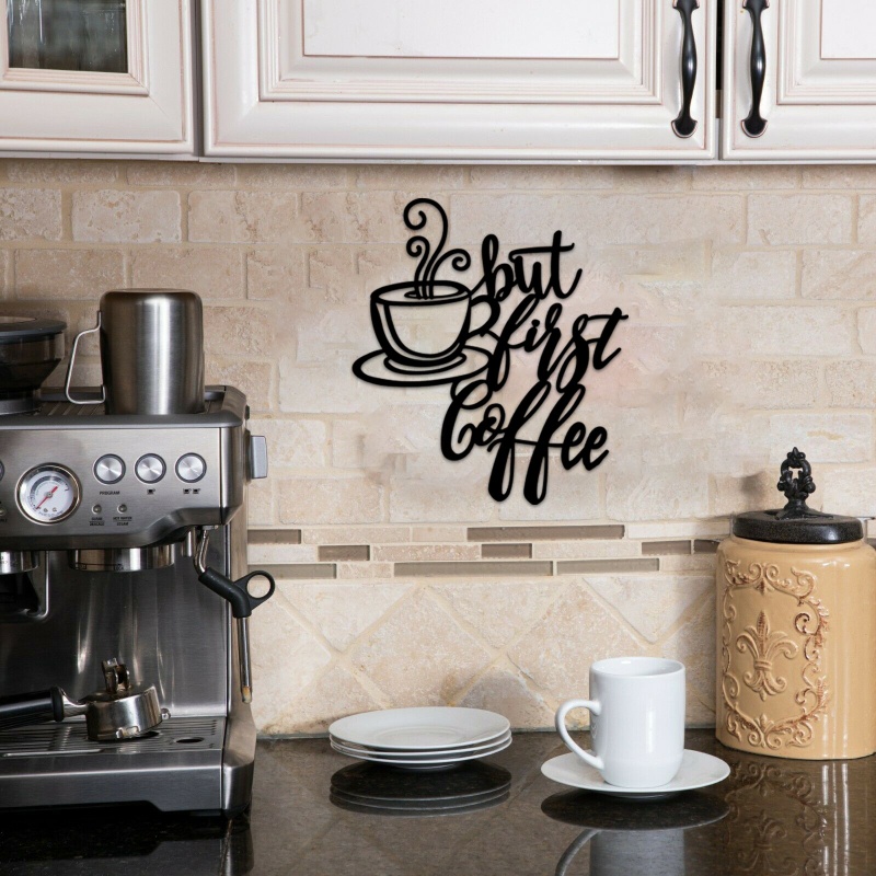 Chữ Kim Loại Màu Đen Treo Tường Trang Trí Quán Cà Phê / Nhà Bếp / Khách Sạn