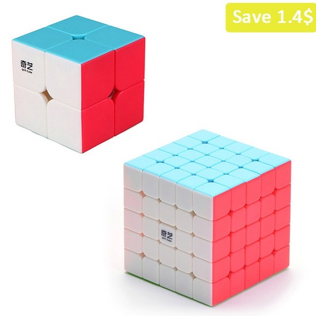 Rubic 2 + Rubic 5. Combo 2 Cái 2x2x2 và 5x5x5 Bền Đẹp. Rubik Đồ Chơi Thông Minh Phát Triển Trí Tuệ