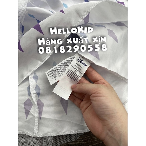 V197 - Váy ren Elsa bé gái