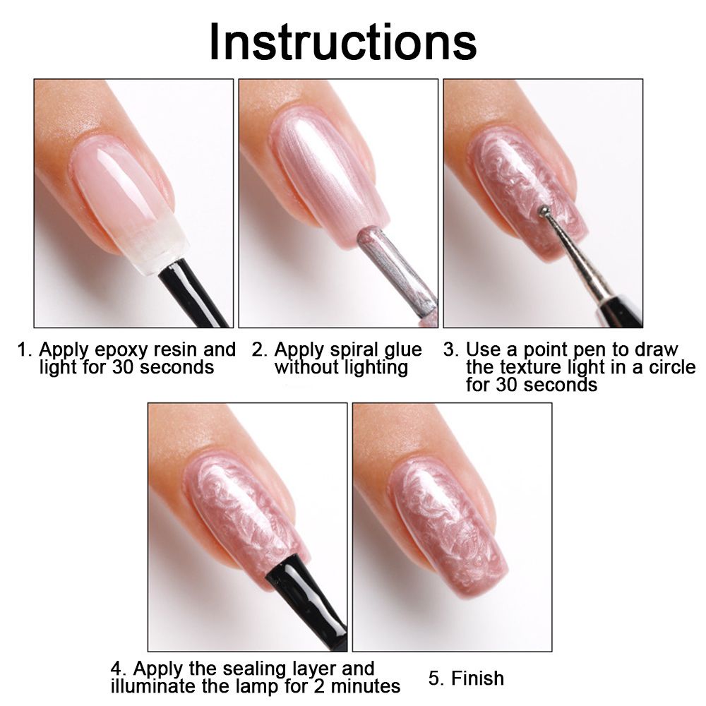 [Hàng mới về] Gel sơn móng tay màu sáng lấp lánh thời trang DIY tùy chọn