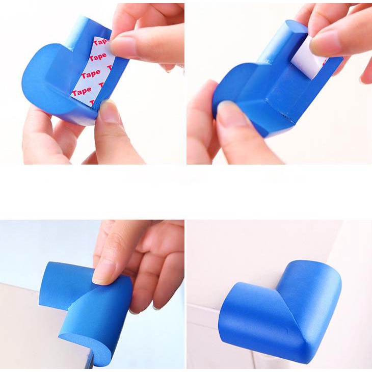 Set 2 Miếng Bọc Góc Cạnh Bàn Chống Va Chạm Bảo Vệ An Toàn Cho Bé Sự Bảo Vệ