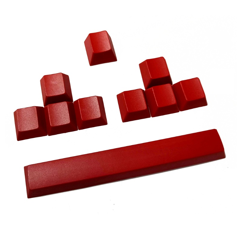 Set 10 Nút Bàn Phím Cơ Chơi Game PBT Màu Đỏ Thông Dụng Cho Máy Tính