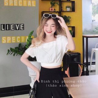 Áo kiểu Hertop cột nơ sau hàng quảng châu chuẩn đẹp ạ