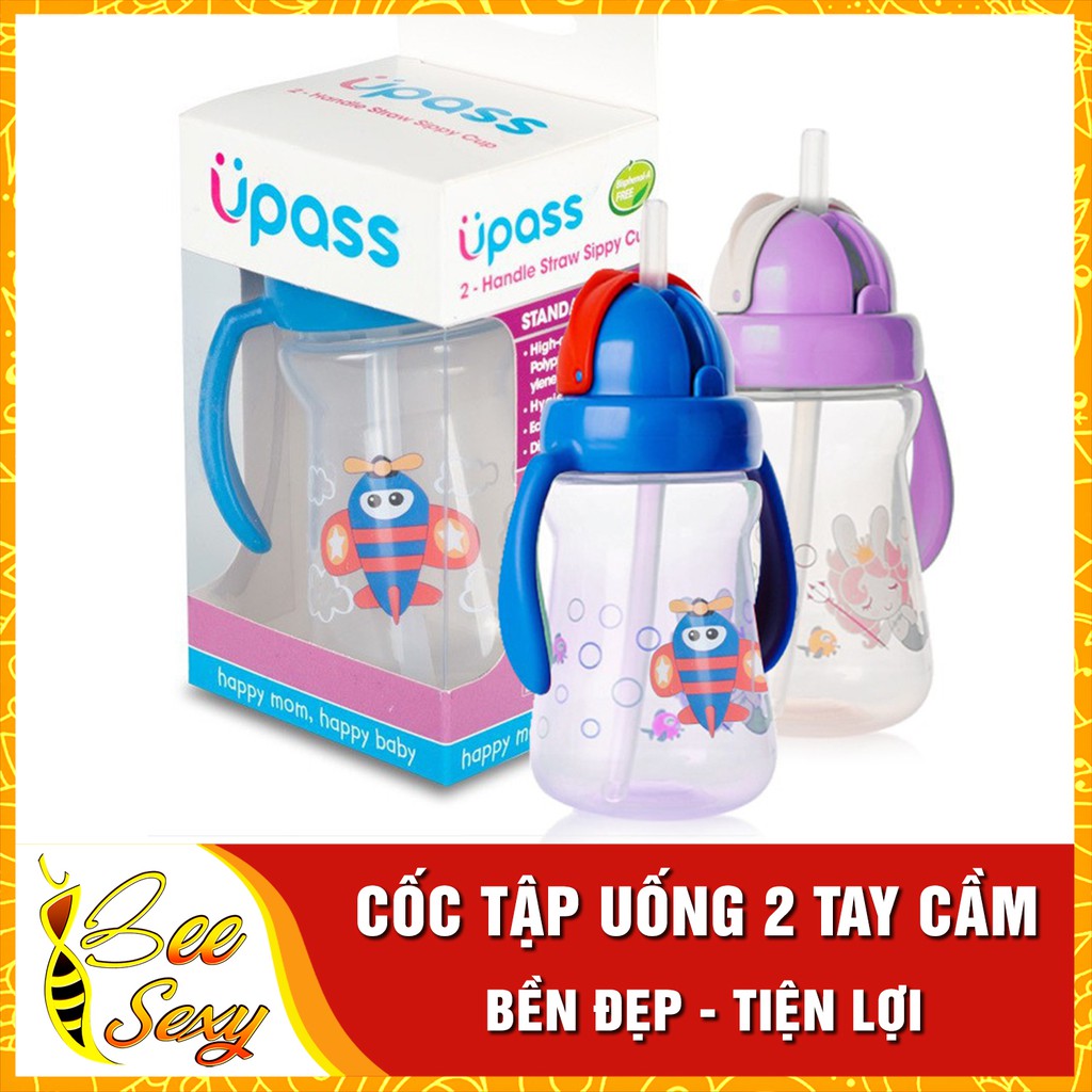 Cốc tập uống 2 tay cầm Upass Thái Lan (150ml)
