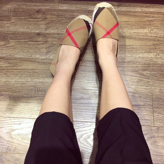 Giày slipon kẻ bbr fullbox