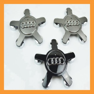 Logo chụp mâm, lazang bánh xe Audi đường kính 135mm A6Q5135: Dùng cho các loại xe: A6 A6L A4 A4L A5 A7 MTH