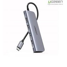 CÁP USB TYPEC TO HDMI USB 3.0 ĐỌC THẺ SD/TF UGREEN 70410