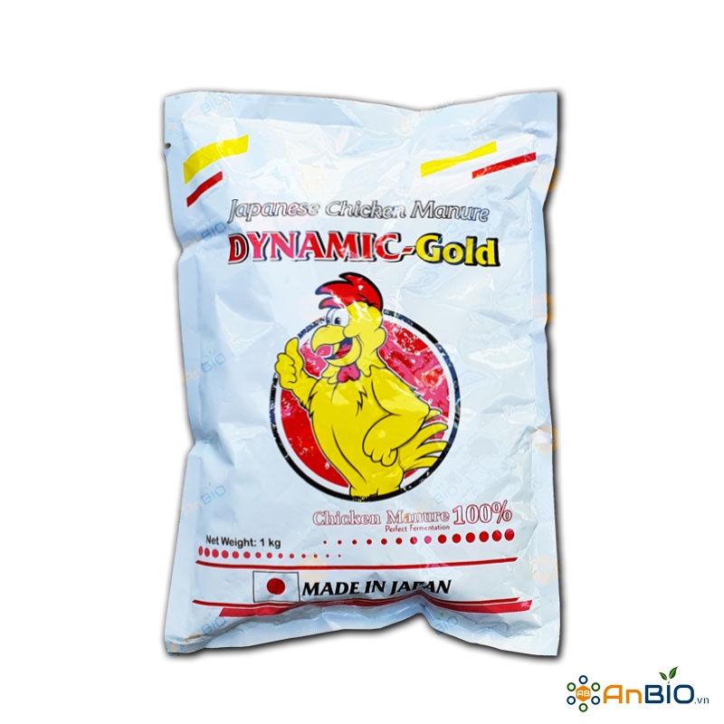 Phân Gà Hữu Cơ DYNAMIC-GOLD (Gluca Abio) Gói 1Kg