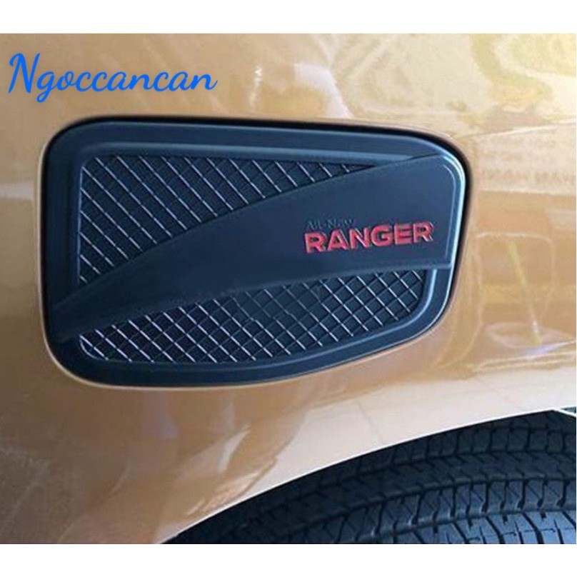 Ốp Nắp Bình Xăng Nhựa Đen ABS Ford - Ranger