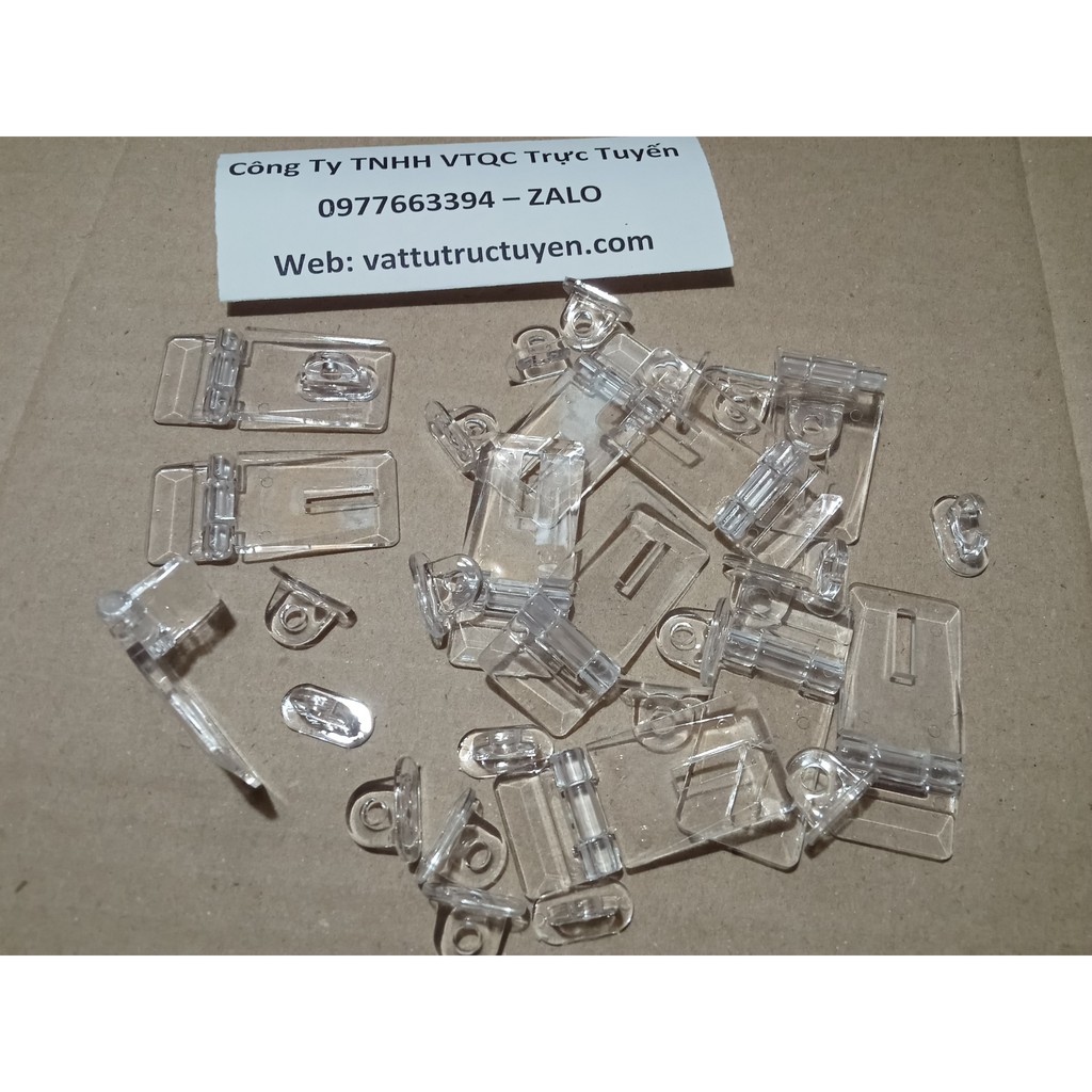 Bản lề mica khóa mica tay cầm mica